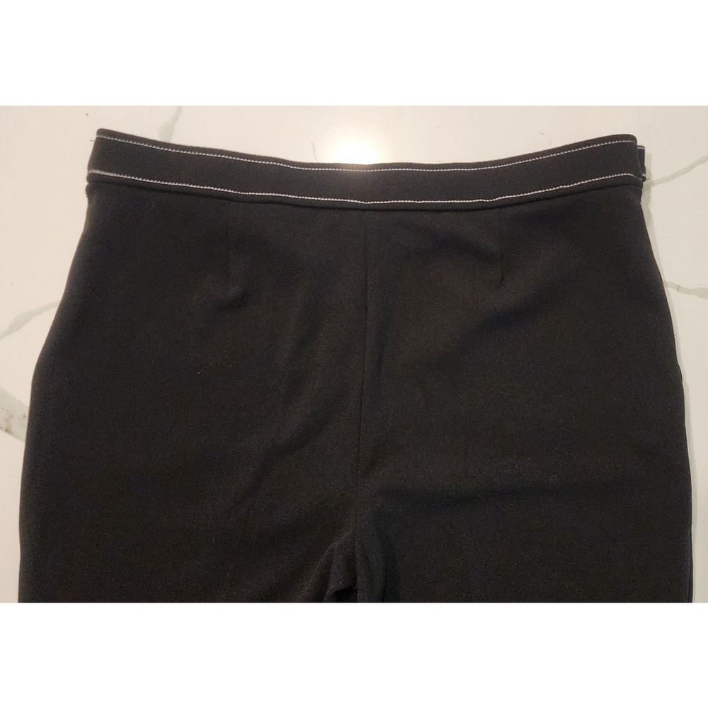 NYCC Black & White Contrast Stitch Career Dress Trouser Pants Women's 12 - Picture 4 of 8